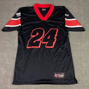 Jeff Gordon Jersey Men's Large Chase Authentics NASCAR Black Red